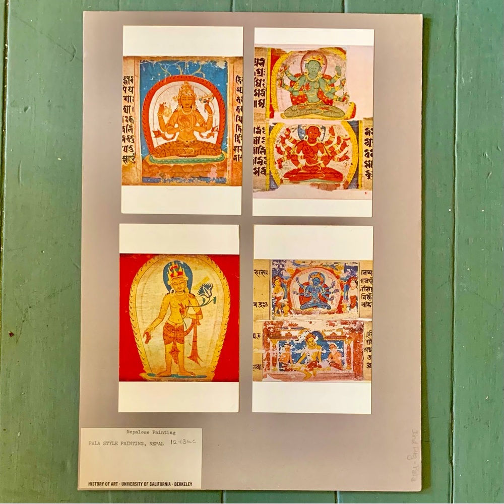 Sold Nepalese Painting Historical Buddhist Vintage Art Print